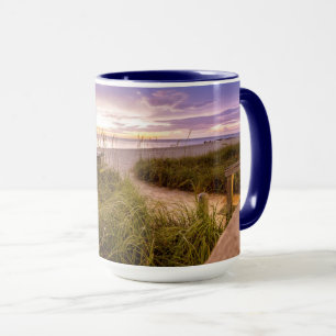 Naples Beach Shore and Calm Ocean Florida Mug