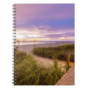 Naples Beach Shore and Calm Ocean   Florida Notebook