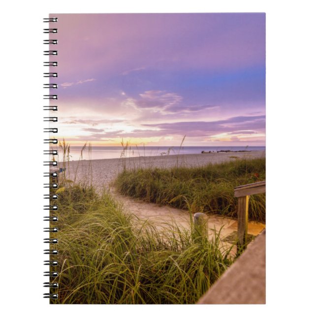 Naples Beach Shore and Calm Ocean | Florida Notebook (Front)