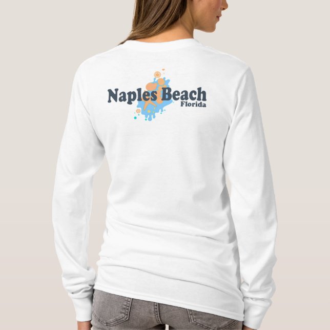 Naples Beach. T-Shirt (Back)