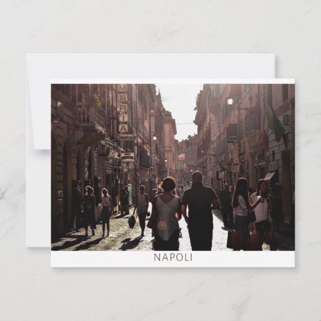 Naples Buildings (Napoli) Invitation (Front)