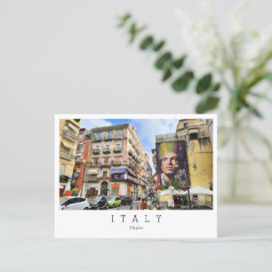 Naples, capital of Campania, Italy Postcard