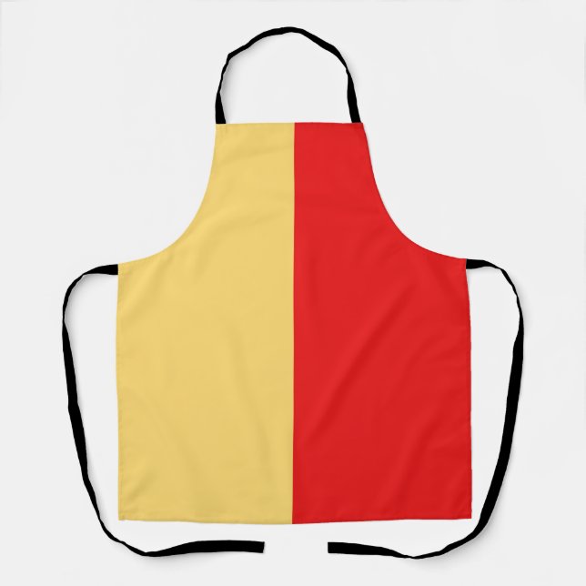 Naples city flag italy symbol napoli apron (Front)