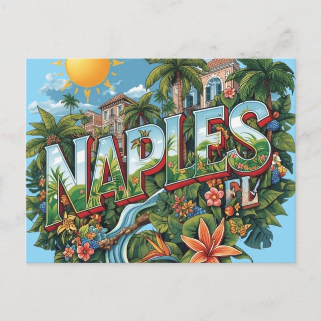 Naples dreaming postcard (Front)