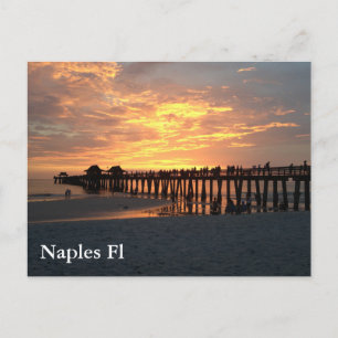 naples fl photograph sunset postcard
