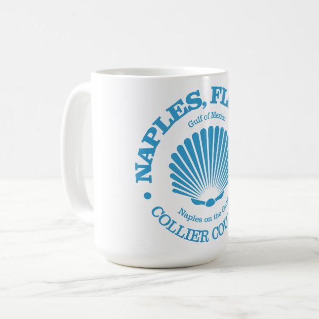 Naples Fl (seashell) Coffee Mug (Front Left)