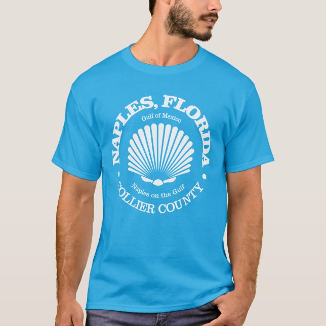 Naples Fl (seashell) T-Shirt (Front)