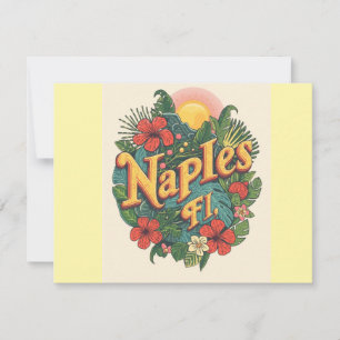Naples florida dreaming card