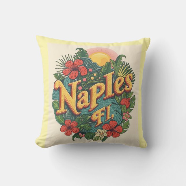 Naples florida dreaming  cushion (Front)