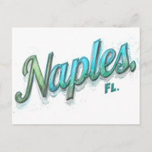 Naples florida dreaming postcard