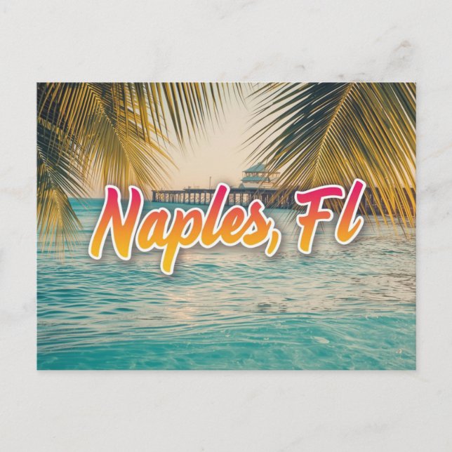 Naples florida dreaming  postcard (Front)