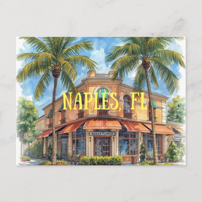 Naples florida dreaming postcard (Front)