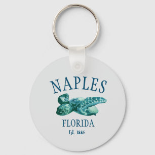 Naples Florida Est Beach Sea Turtle Key Ring