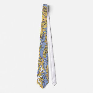 Naples, Florida Nautical Harbour Chart Tie