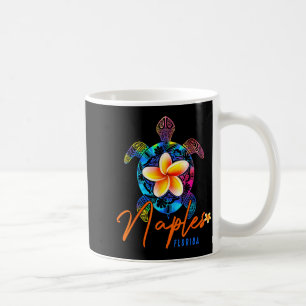 Naples Florida Sea Turtle Tie Dye Trocal Vacation Coffee Mug