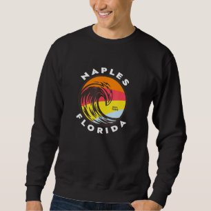 Naples Florida Vacation Souvenir Colourful Ocean W Sweatshirt