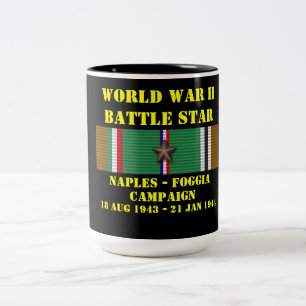 Naples - Foggia Campaign Two-Tone Coffee Mug