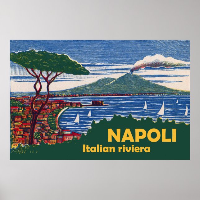 Naples, Italian Riviera Poster (Front)