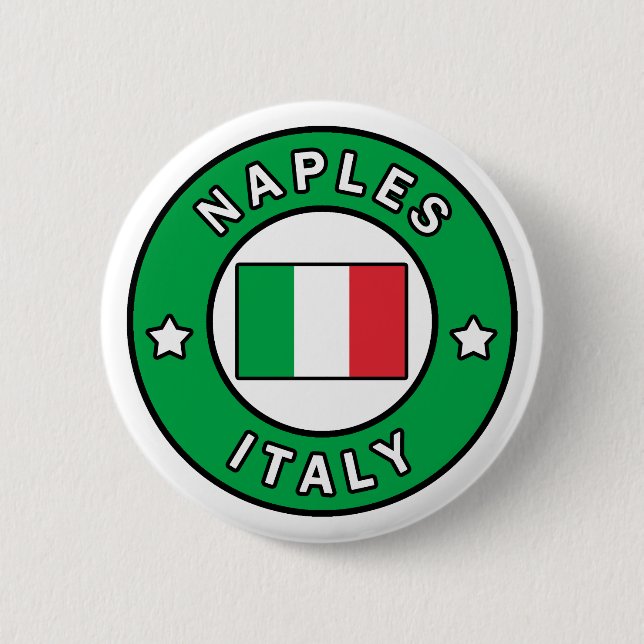 Naples Italy 6 Cm Round Badge (Front)