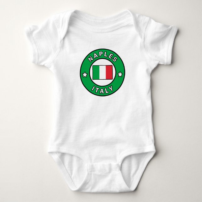 Naples Italy Baby Bodysuit (Front)