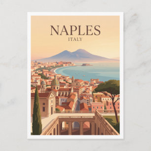 Naples Italy Keepsake Postcard
