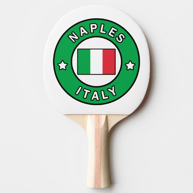 Naples Italy Ping Pong Paddle (Front)