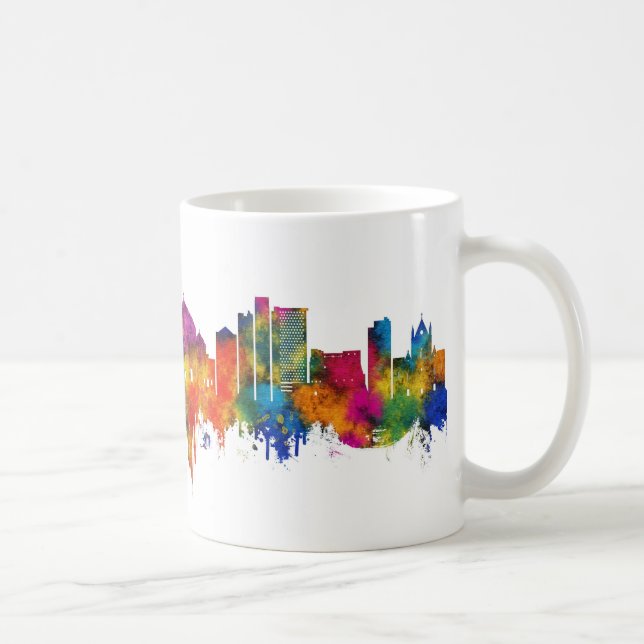 Naples Italy Skyline Coffee Mug (Right)