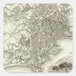 Naples, Italy Square Sticker