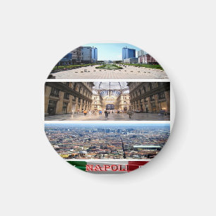 NAPLES - Mosaic - Campania - Italy - Fridge Magnet