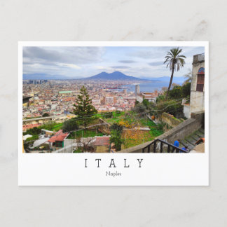 Naples, panoramic view, Italy Postcard
