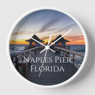 Naples Pier Florida Clock