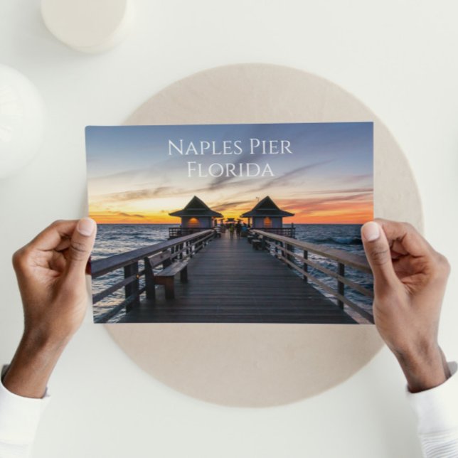 Naples Pier Florida Postcard (Creator Uploaded)