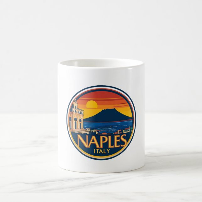 Naples Skyline 1  Coffee Mug (Center)