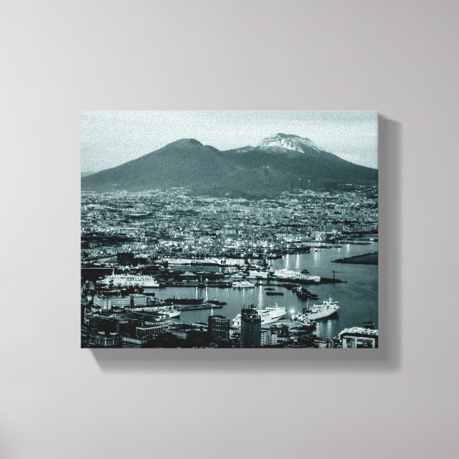 Naples-Vesuvius Canvas Print (Front)