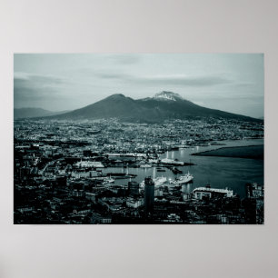 Naples-Vesuvius Poster