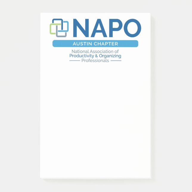 NAPO Austin Post-It® Notes (Front)