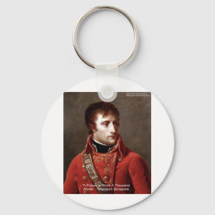 Napoleon "1000 Words" Tees, Mugs, Cards, Gifts Etc Key Ring