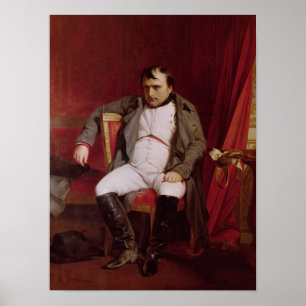 Napoleon after his Abdication Poster