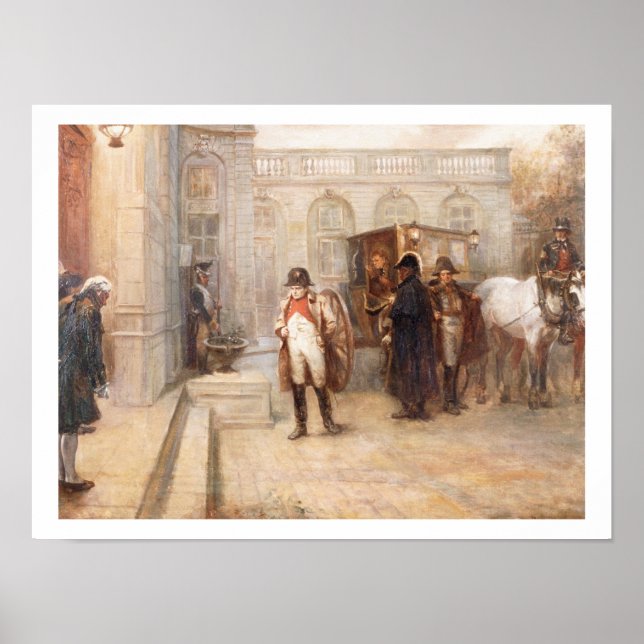 Napoleon after Waterloo (oil on canvas) Poster (Front)