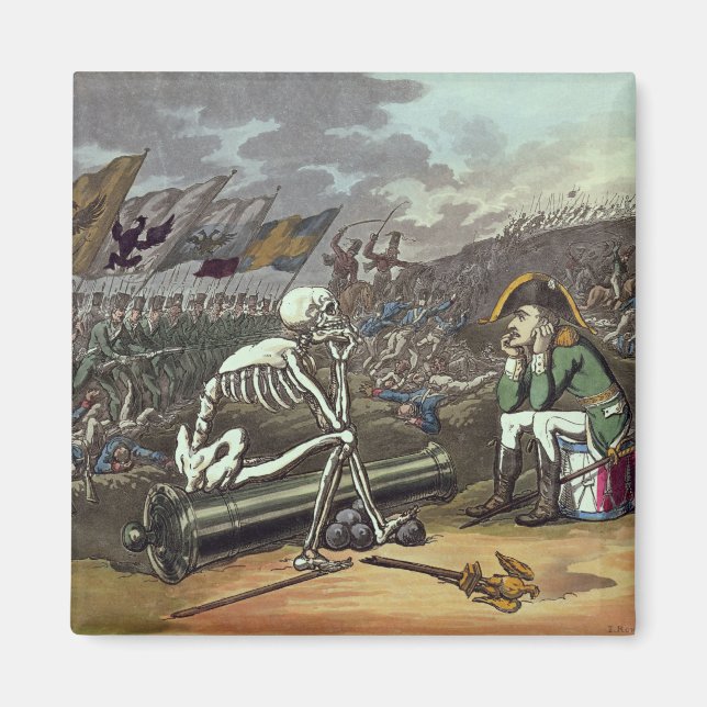 Napoleon and skeleton, 18th magnet (Front)