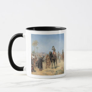 Napoleon Arriving at an Egyptian Oasis (oil on can Mug