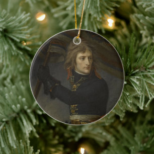 Napoleon at Arcole Ceramic Ornament