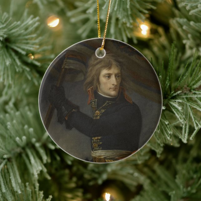 Napoleon at Arcole Ceramic Ornament (Tree)