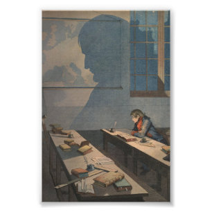 Napoleon at Brienne Photo Print