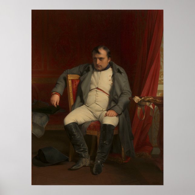 Napoleon at Fontainebleau, 31 March 1814  Poster (Front)