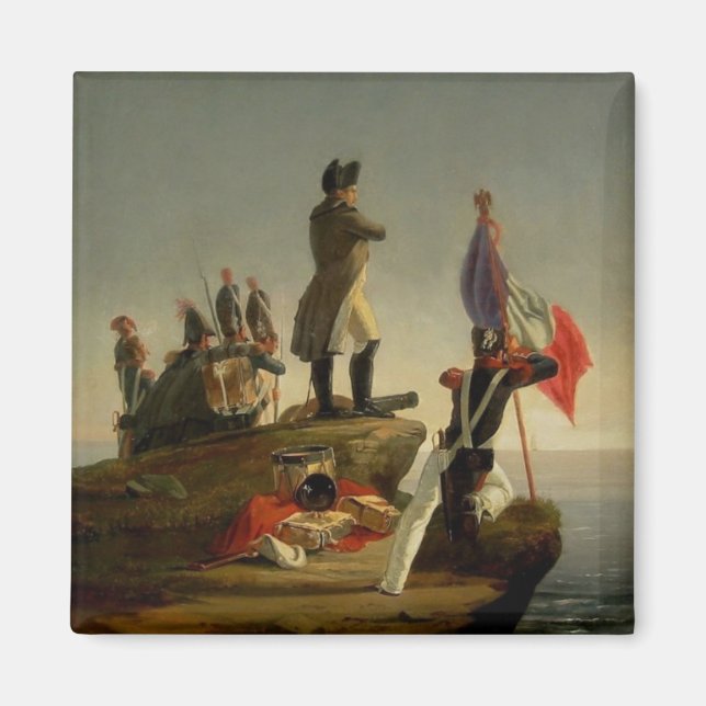 Napoleon Awaiting the brig Inconstant Magnet (Front)