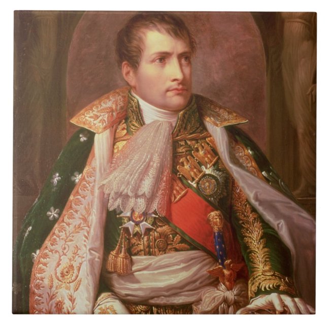 Napoleon Bonaparte (1769-1821), as King of Italy, Tile (Front)