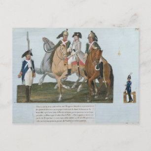 Napoleon Bonaparte  and the Varsovian Sentry Postcard