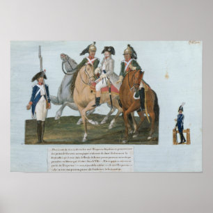 Napoleon Bonaparte  and the Varsovian Sentry Poster
