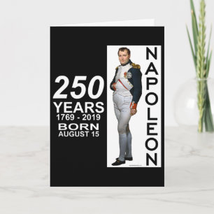 Napoleon Bonaparte Born 250 Years Ago August 15, 1 Card